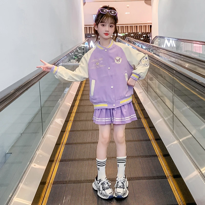 

Kuromi Halloween New Jk Skirt Girl Outerwear Pants Sanrio Girls Clothing My Melody Y2K Spring Autumn College Style Foreign Style