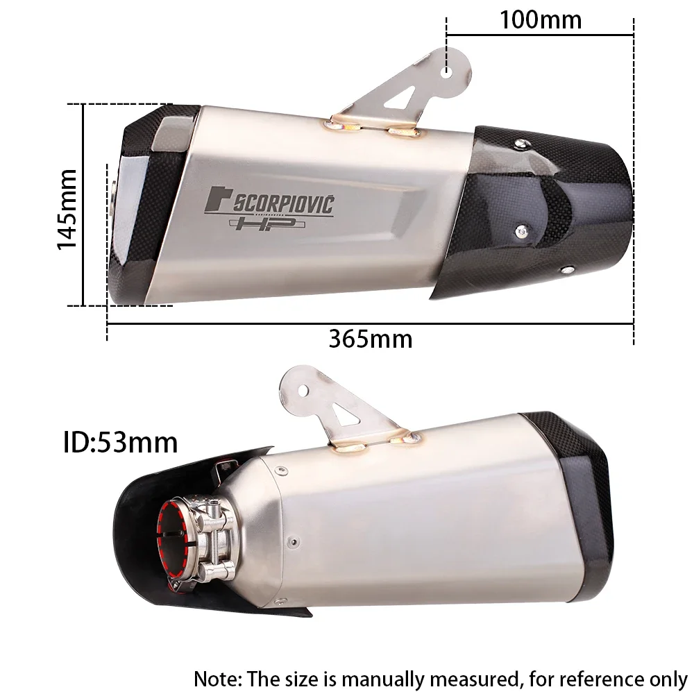 Универсальная модифицированная выхлопная труба мотоцикла 51 мм DB Killer глушитель