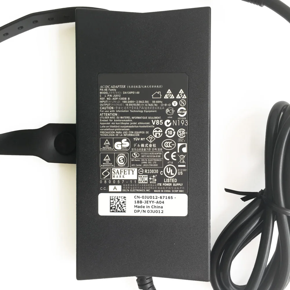 Оригинальный адаптер переменного тока для ноутбука Dell Latitude Pro2x Pro3x XPS 15(L502x) 17(L702x) 19