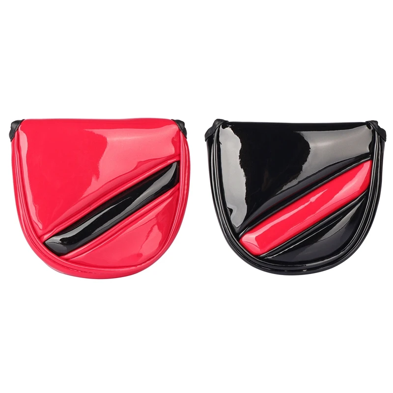 

Мягкий удобный чехол из искусственной кожи для защиты головы клуба, полукруглая крышка с клюшкой, аксессуары для гольфа