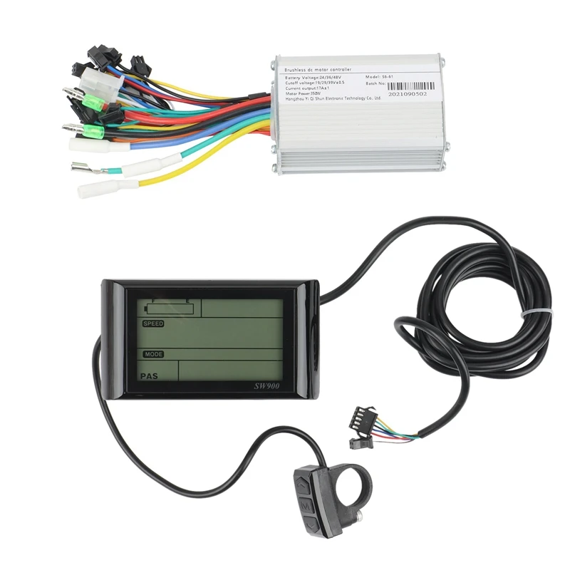

Sw900 24V 36V 48V E-Bike Dual Mode Controller Electric Bicycle Display Set For Mtb E Bike Auto Adjustable Parts