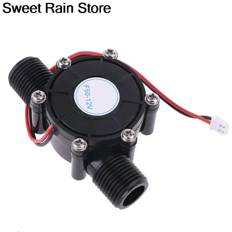 

DC12V/80V 10W Micro Hydro Generator G1/2" Male Thread Water Flow Generator Mini Water for Turbine Generator Household