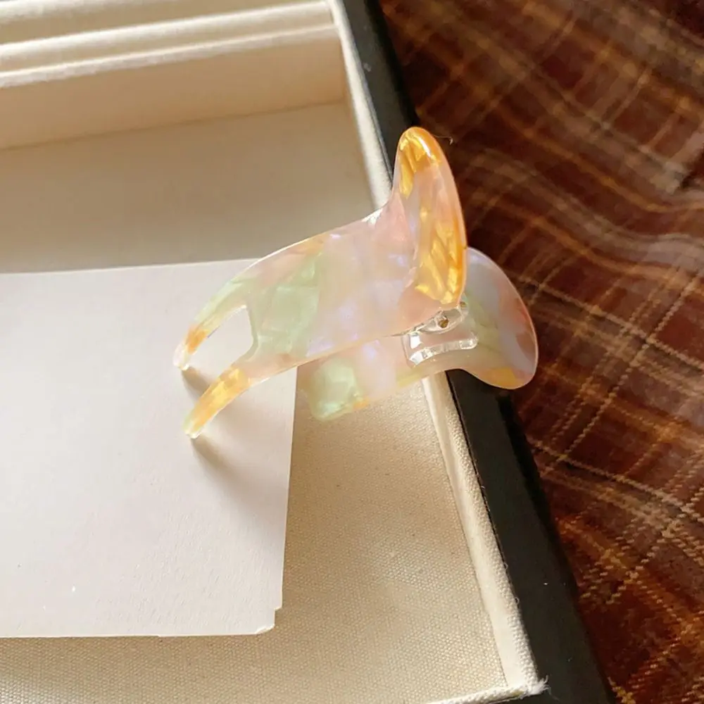 Элегантная многоцветная заколка для волос с уксусной кислотой корейский стиль