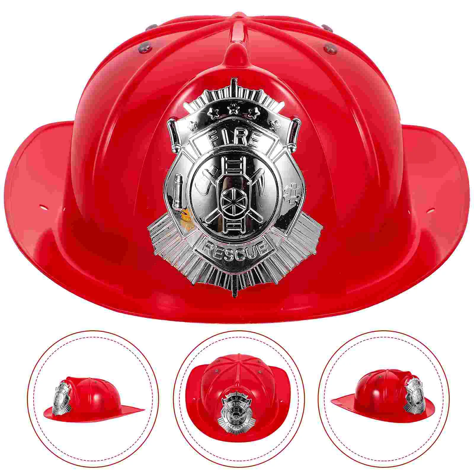 

1PC Kids Boy Suits Safety Hat Toy Plastic Role Play Safety Toy Cosplay Performance Props Plastic Environmental