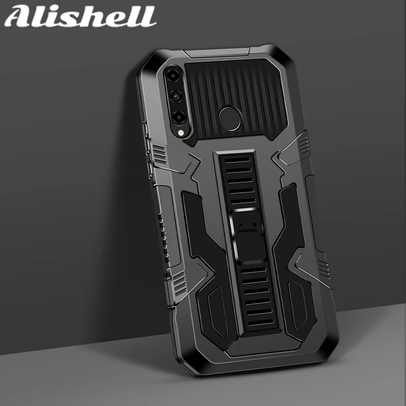 

Shockproof Case For Huawei Nova 2Lite 6SE 5T 7i Strong Anti-Fall Hidden Kickstand Phone Case For Huawei Enjoy 8 7C 10Plus Cover