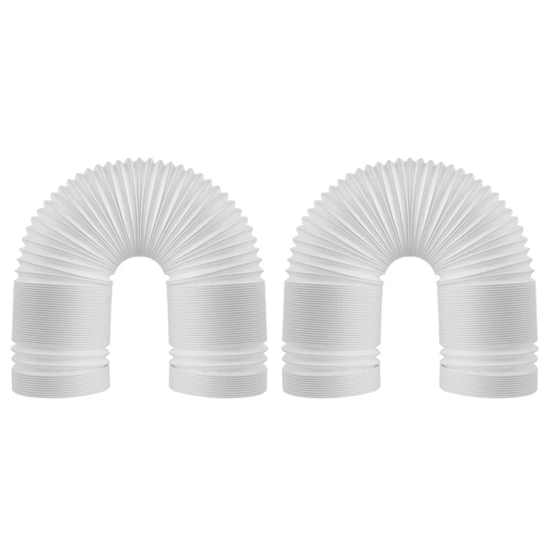 

2X Portable Air Conditioner Exhaust Hose, Universal Pipe Air Conditioner Exhaust Hose 5 Inch Width Duct Exhaust Hose