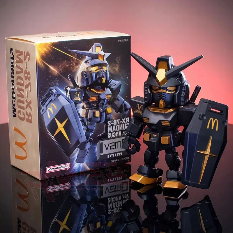 Mcdonald's Gundam Qmsv Rx-78-2 Ver Angus Mobile Suit Фигурка Коллекционная Модель Статуя Робот Набор