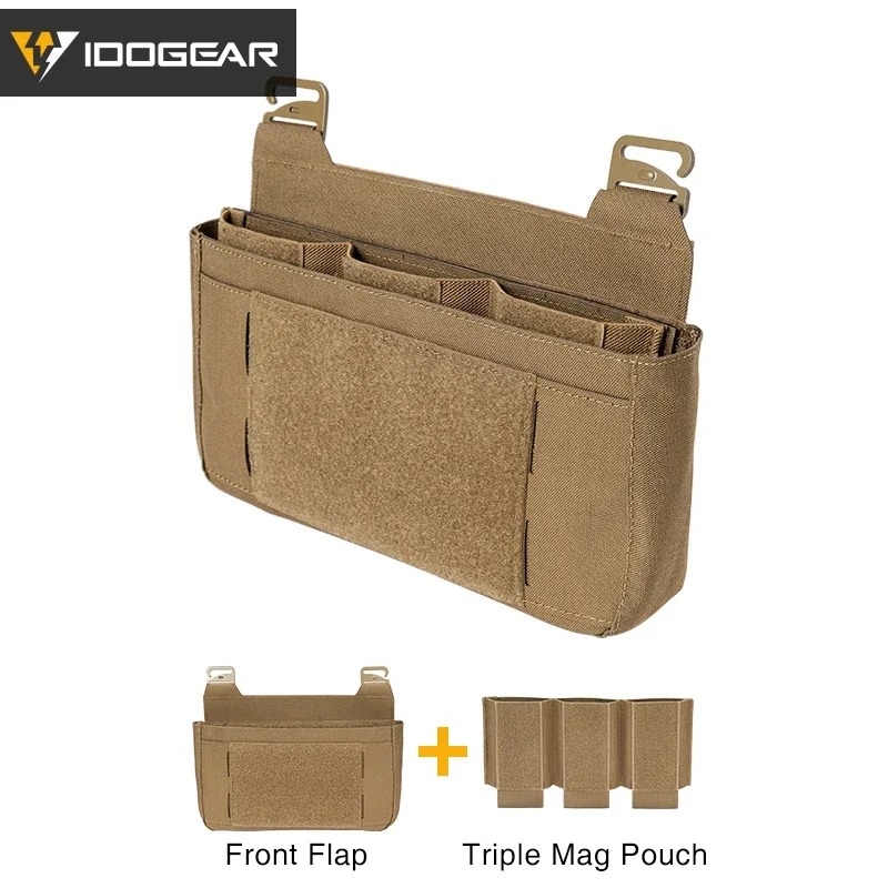 IDOGEAR Tactical DOPE Сумка с передним клапаном на переднюю панель FCPC FCSK Стиль тройным