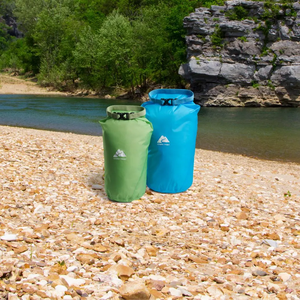 

Pack Ultimate 10L and 5L Coated Dry Pack with Water Resistant Roll Top (2 Count)