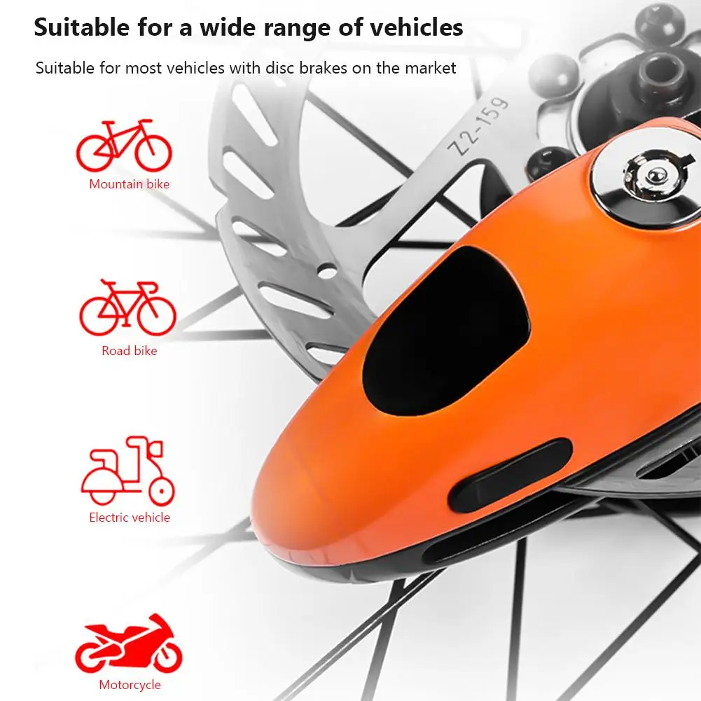 

Bicycle Alarm Systems Motorcycle Mountain Bike Waterproof Usb Charging Anti-theft Vibration Alarm