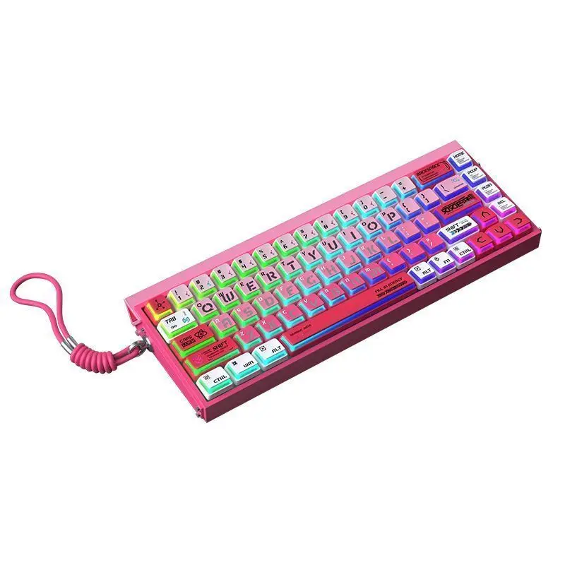 ANTGAMER AGK68 клавиатура с магнитным переключателем, игровая клавиатура, 8 кГц, RGB, термосублимация, алюминиевая доска из углеродного волокна, FPS, оборудование для киберспорта, ПК (art.: 3920d38fdddeb) - 3920d38fdddeb
