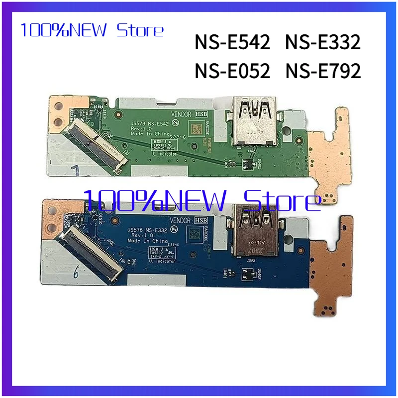 Фото Новый оригинальный NS-E542 NS-E332 для IdeaPad 15ALC7, плата переключения USB, кнопка питания 5C50S25328 NS-E052 NS-E792 №1