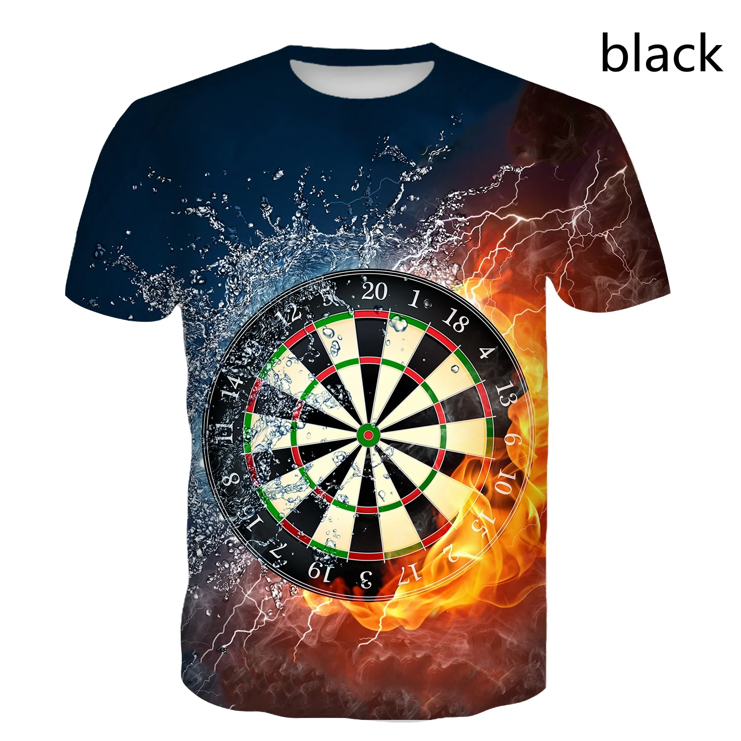

Fashion 3d Printed T Shirt Men 3D T Shirts Dart T-Shirt Darts Throw Game Graphic Tee Funny Summer Short Sleeve Tops