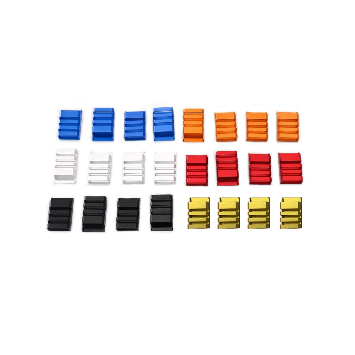 

TCMMRC Drone 4pcs Aluminum Alloy ESC Protective Case 27*17*8.5mm for RC FPV Racing Quadcoters Drone Spare Parts DIY Accessroies