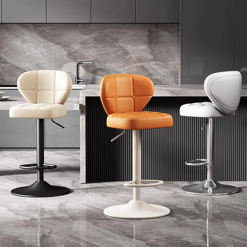 Современные скандинавские барные стулья Минималистичная стойка расслабляющие