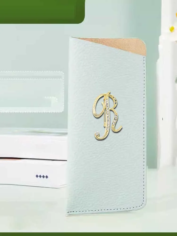 

Customized Premium Eyewear Storage PVC Leather Bag Design Personalized Customer Name Elegant Charm: Optional Letter Design