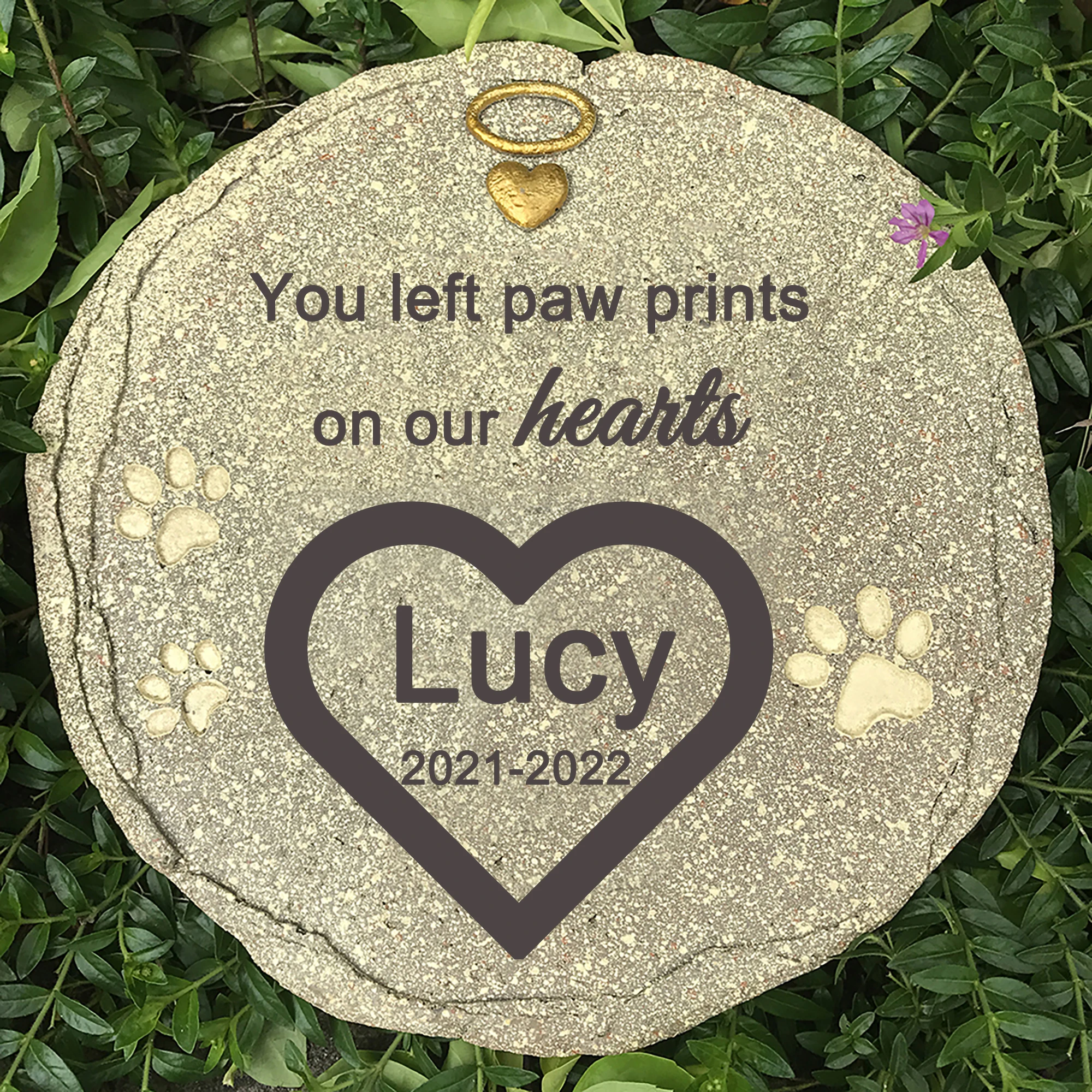 

Камень для памятного сада с гравировкой домашних животных, персонализированный маркер для гравировки домашних животных, надгробие, камень ...