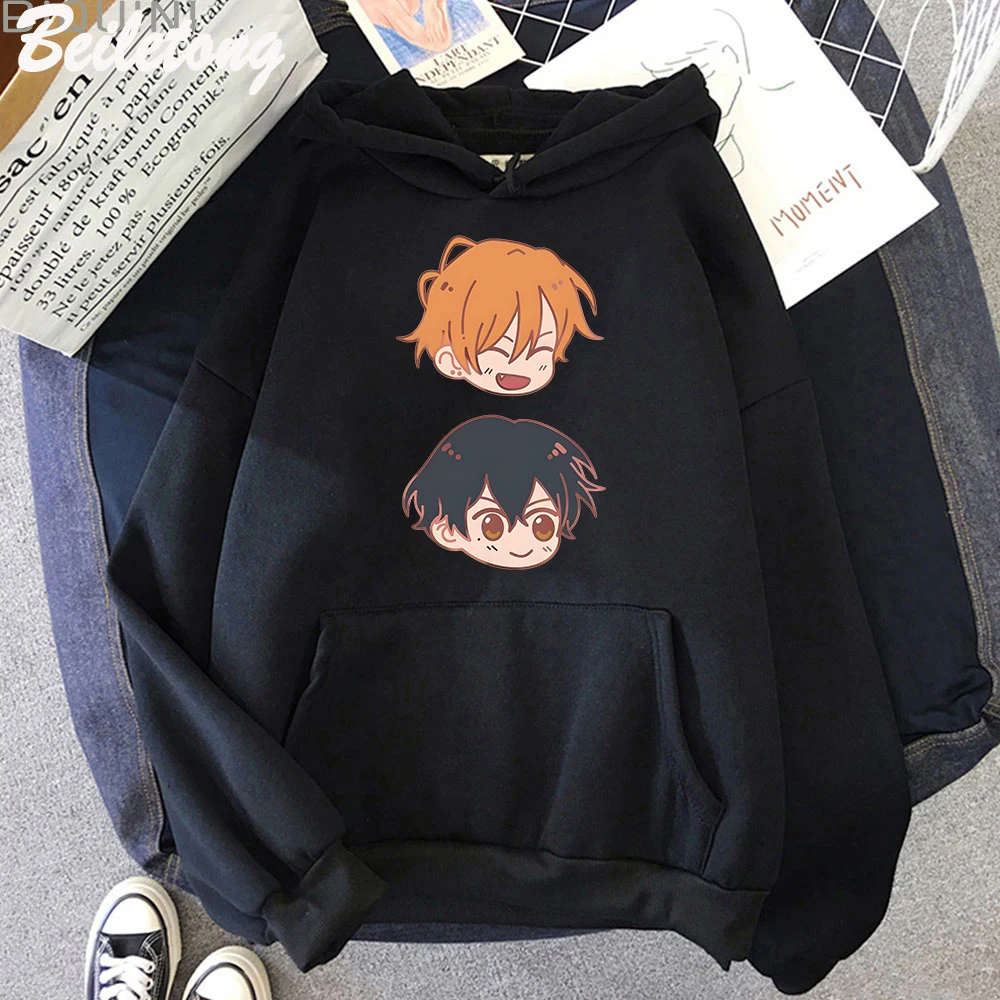 

Толстовки Yoshikazu Shuumei Sasaki and Miyano, толстовка с мультяшным принтом, Женская толстовка в стиле Харадзюку, Женская весенне-зимняя одежда