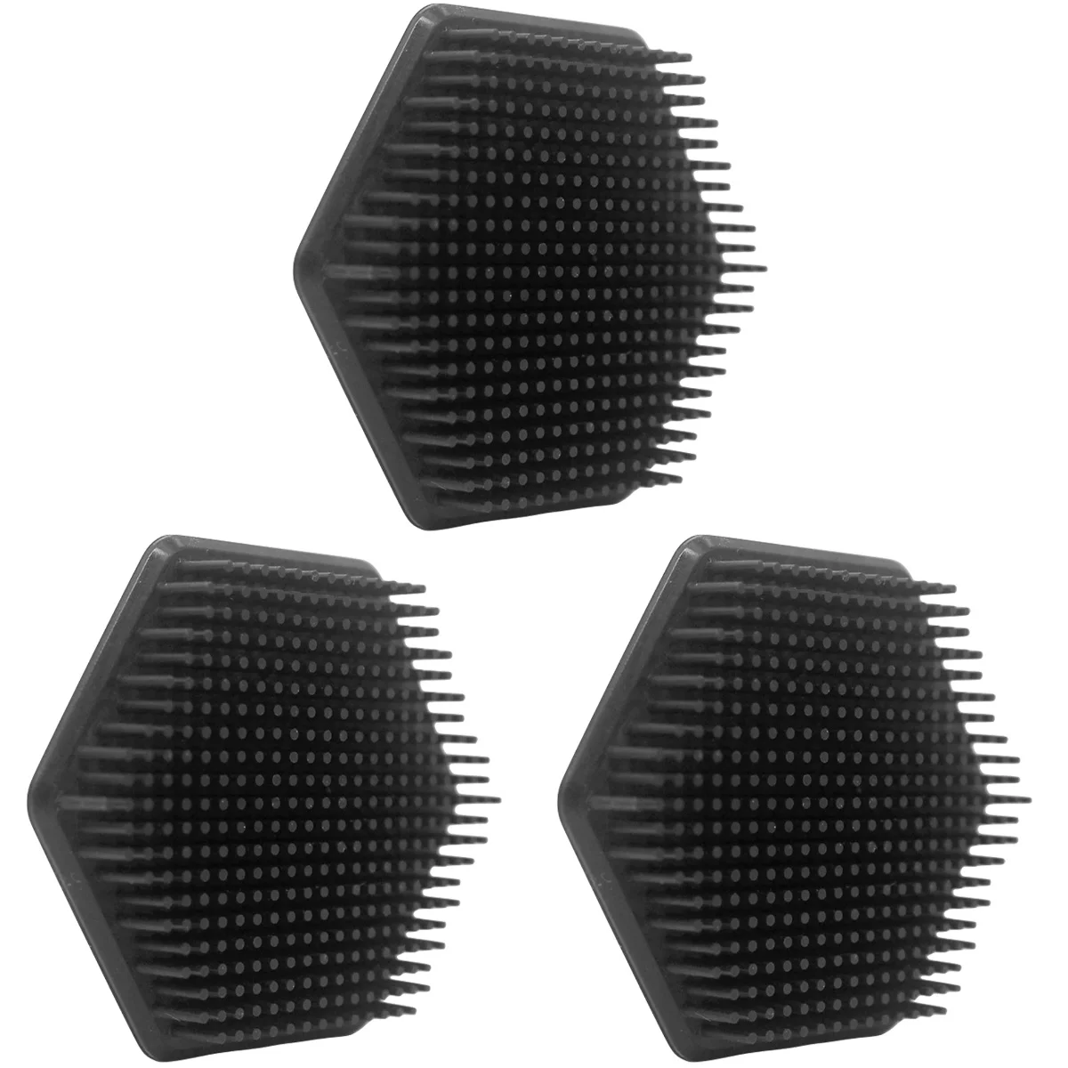 

Set 3 Silicone Face Brush Face Silicone Scrubber Exfoliating Brush Manual Silicone Body Brush Silica Gel Home Facial Brush Child