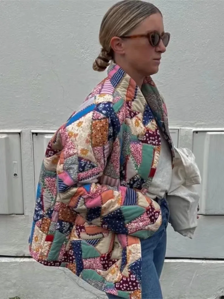 Рисунок 2 - Женская Стеганая куртка с длинным рукавом