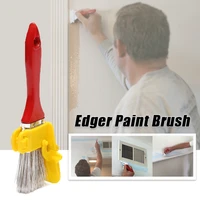 1set profesional edger paint brush paint roller clean cut paint edger rollers brush wall painting tool for room wall ceilings