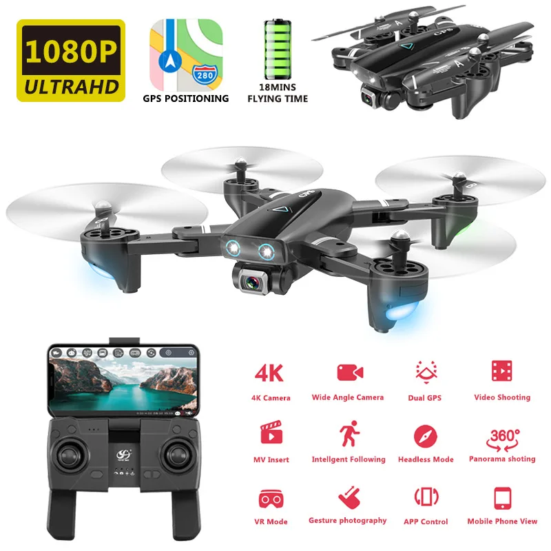 

Дрон ZK30 S167 складной с GPS, Wi-Fi, FPV и HD-камерой