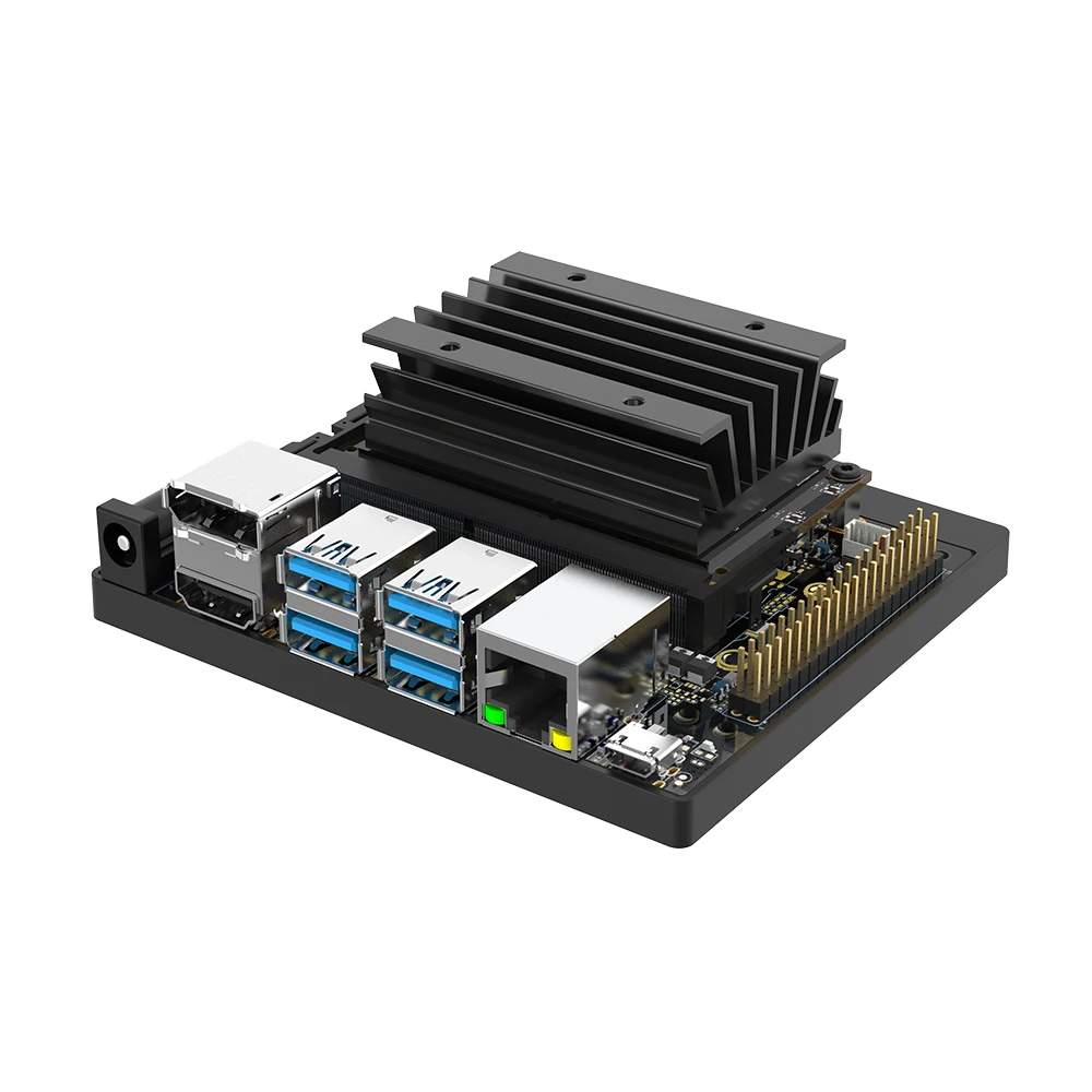 Фото Комплект разработки Jetson NANO с основной платой 4 ГБ и несущим модулем 472GFLOPS Плата разработки AI B01-T №1