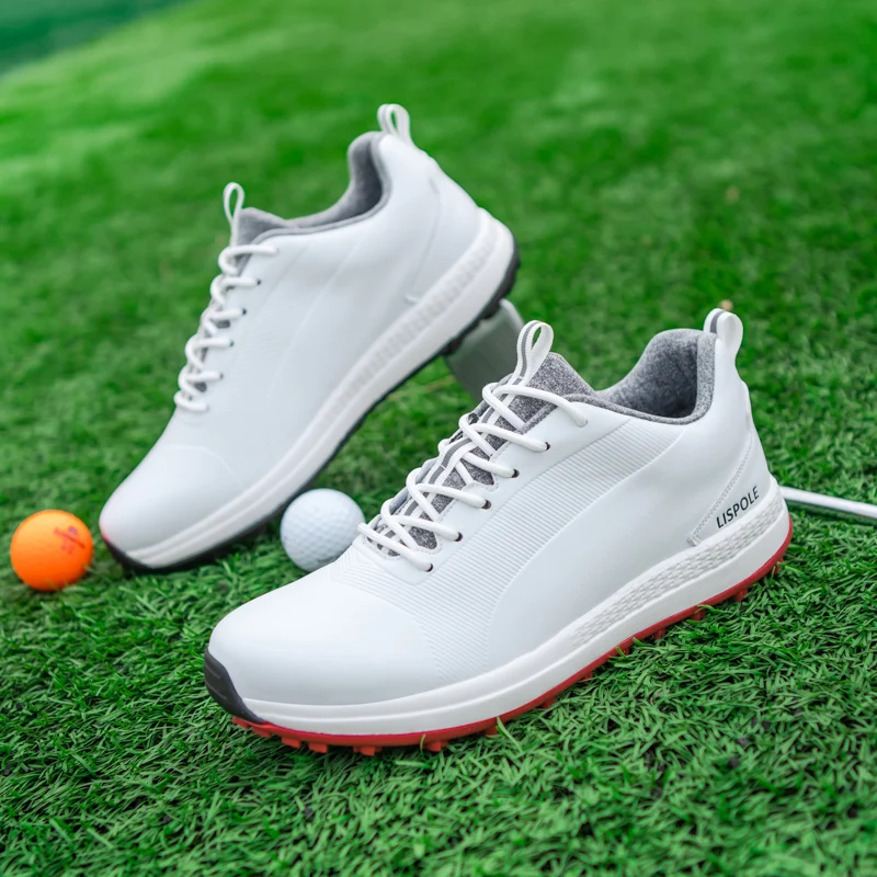 39-47 Professional Golf Shoes Women Rubber Anti Slip Men Gym Golfer Sneakers Man Leather Golf Shoes Plus Size