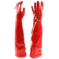 60cm Waterproof And High Temperature Resistant Rubber Gloves Anti-hot Thickened Insulation Steam Kitchen Gloves