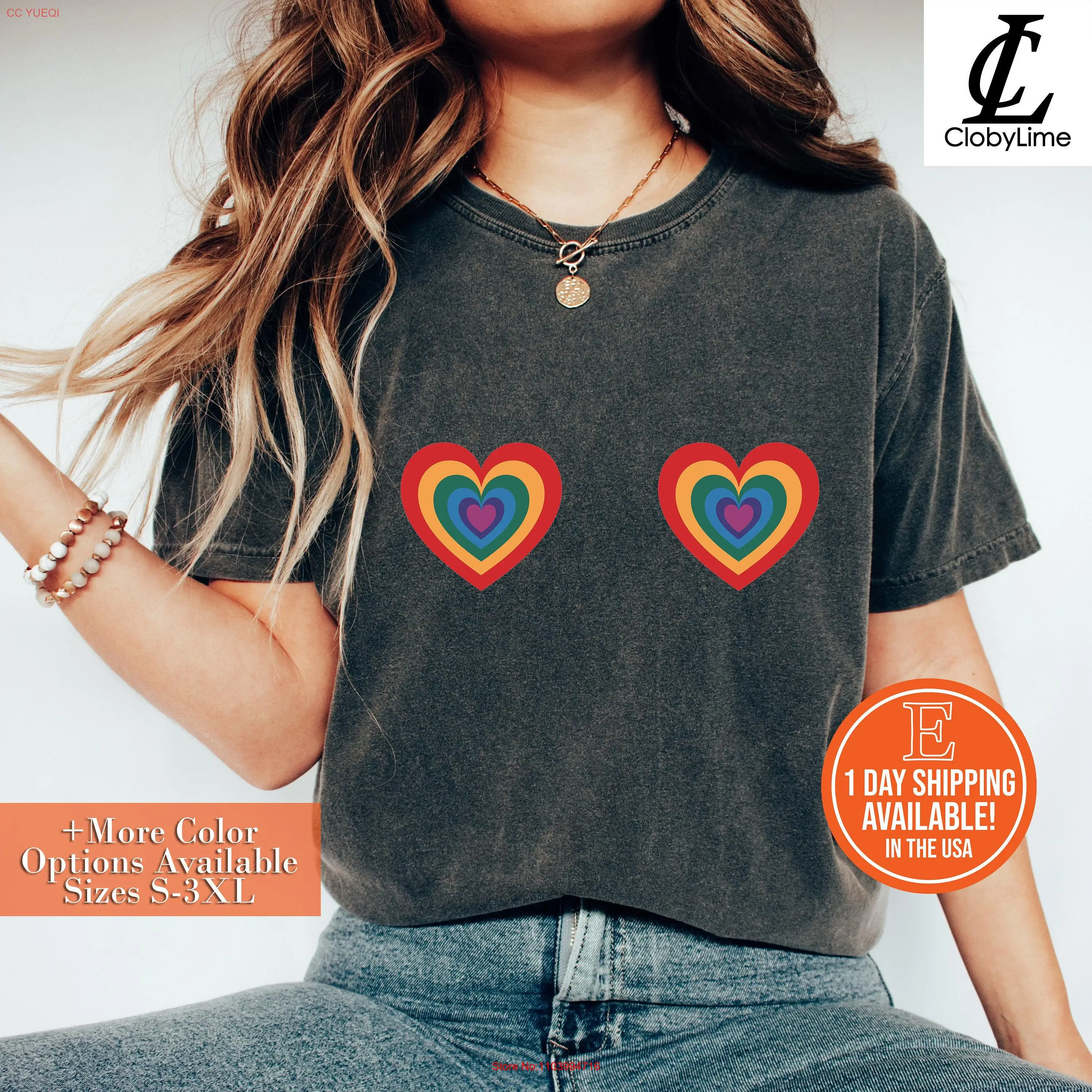 Забавная футболка Rainbow Pride Month для лесбиянок ЛГБТК с длинными или короткими