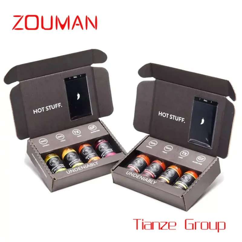 Картонная упаковка для соуса чили