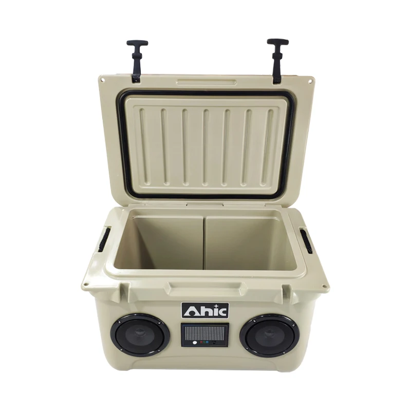 

2023 High quality outdoor ice cooler table speaker music audio party ice box freezer