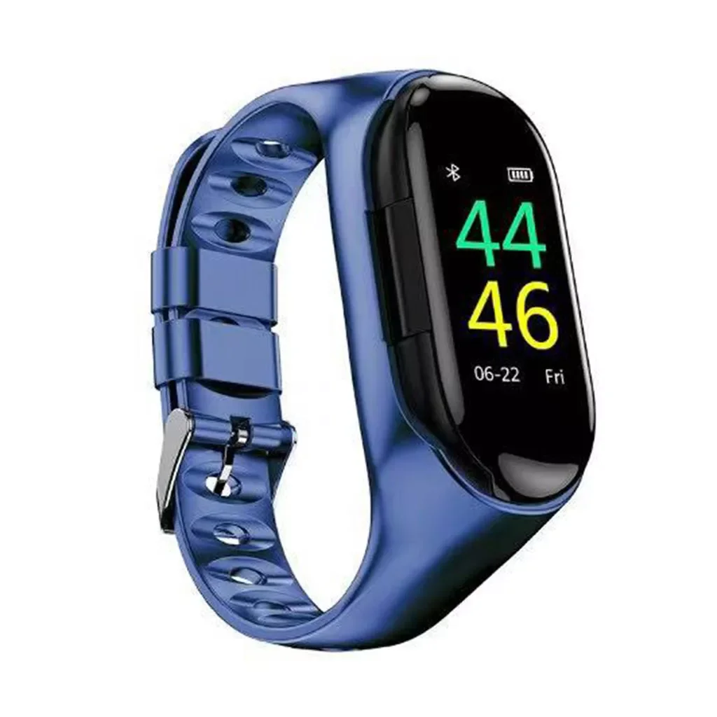 Smart Connected Watch With Bluetooth Earphones