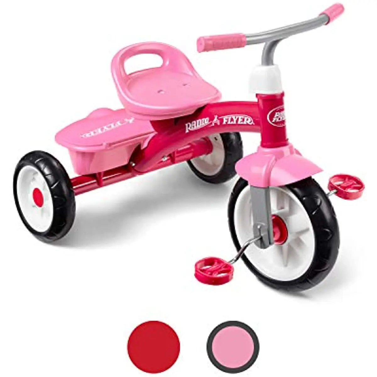 

Radio Flyer Pink Rider Trike, Outdoor Toddler Tricycle, Tricycle for Toddlers Age 3-5,Toddler Bike