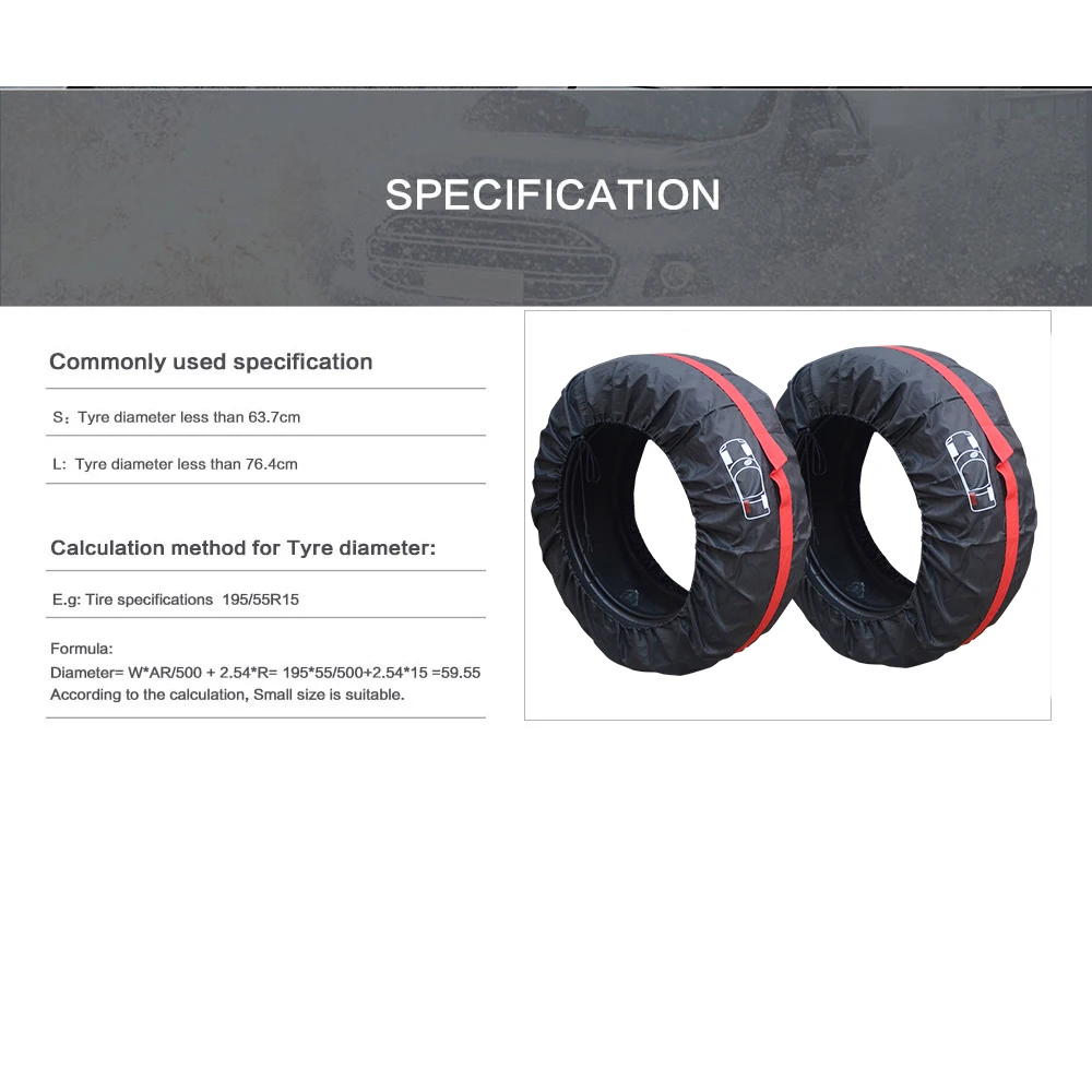 Водонепроницаемый Пылезащитный Чехол Для Колес Автомобиля Полиэстер S/l