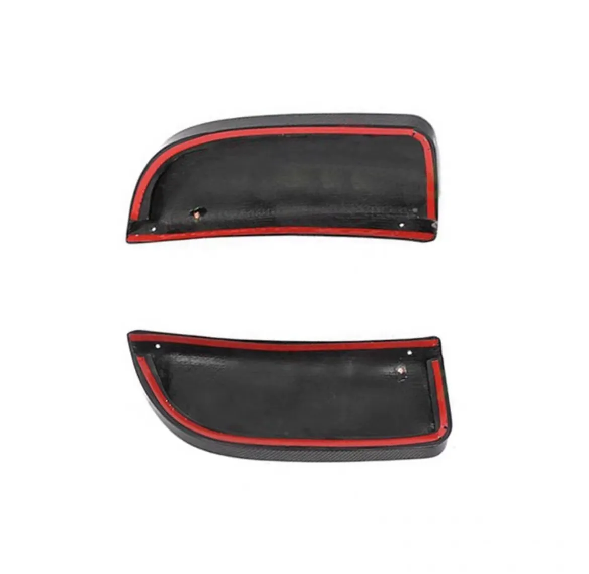 2 шт. задний бампер из углеродного волокна диффузор разветвители крышка для Porsche