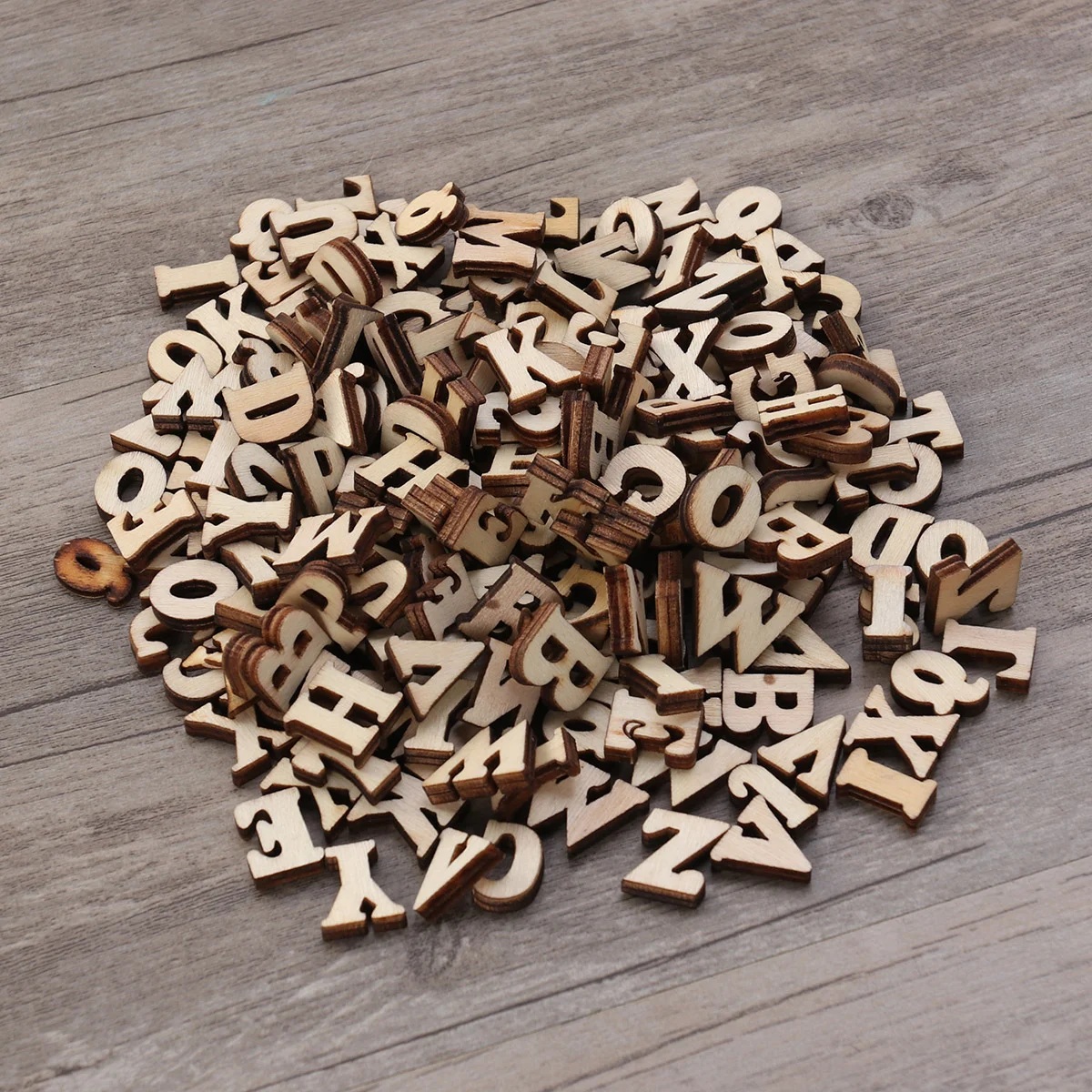 

Wooden Letters Wood Slicealphabet Letter Craft Crafts Embellishments Unfinished Small Christmas Diy Mini Decor Cutouts Material