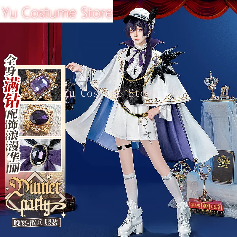 Yu костюм Genshin Impact Lynette Magician игровой милые комбинезоны косплей Хэллоуин вечерние