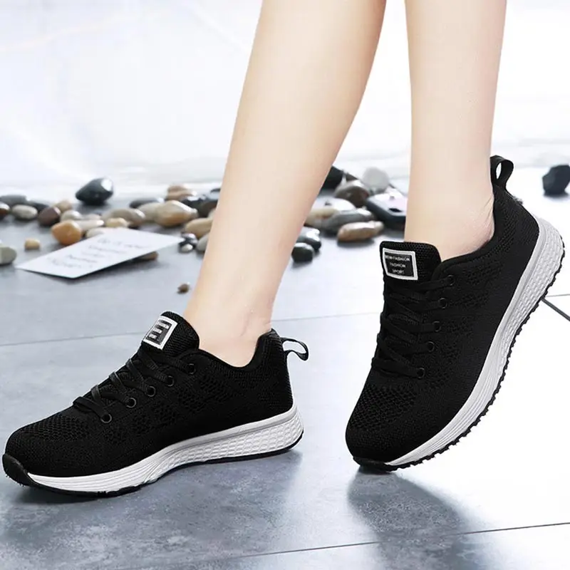 

Female running sneakers luxury brand high quality sports shoes women tenis slip on wedge sneakers luxury sport shoes racing