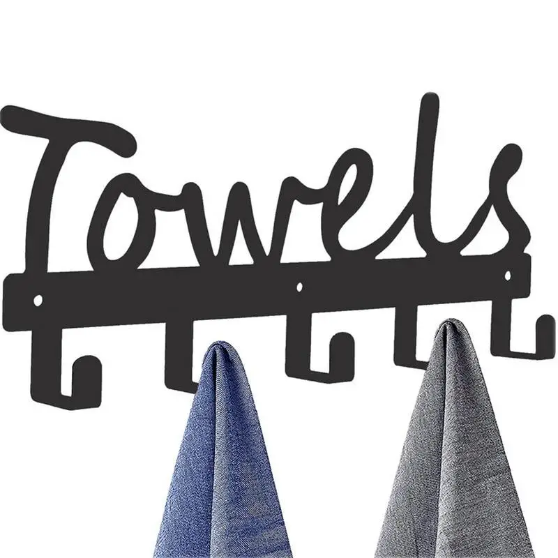 

Wall Mount Towel Rack Bathroom Metal Bathroom Towel Storage Rack Heavy Duty Storage Bracket For Bathroom Kitchen Utility Room
