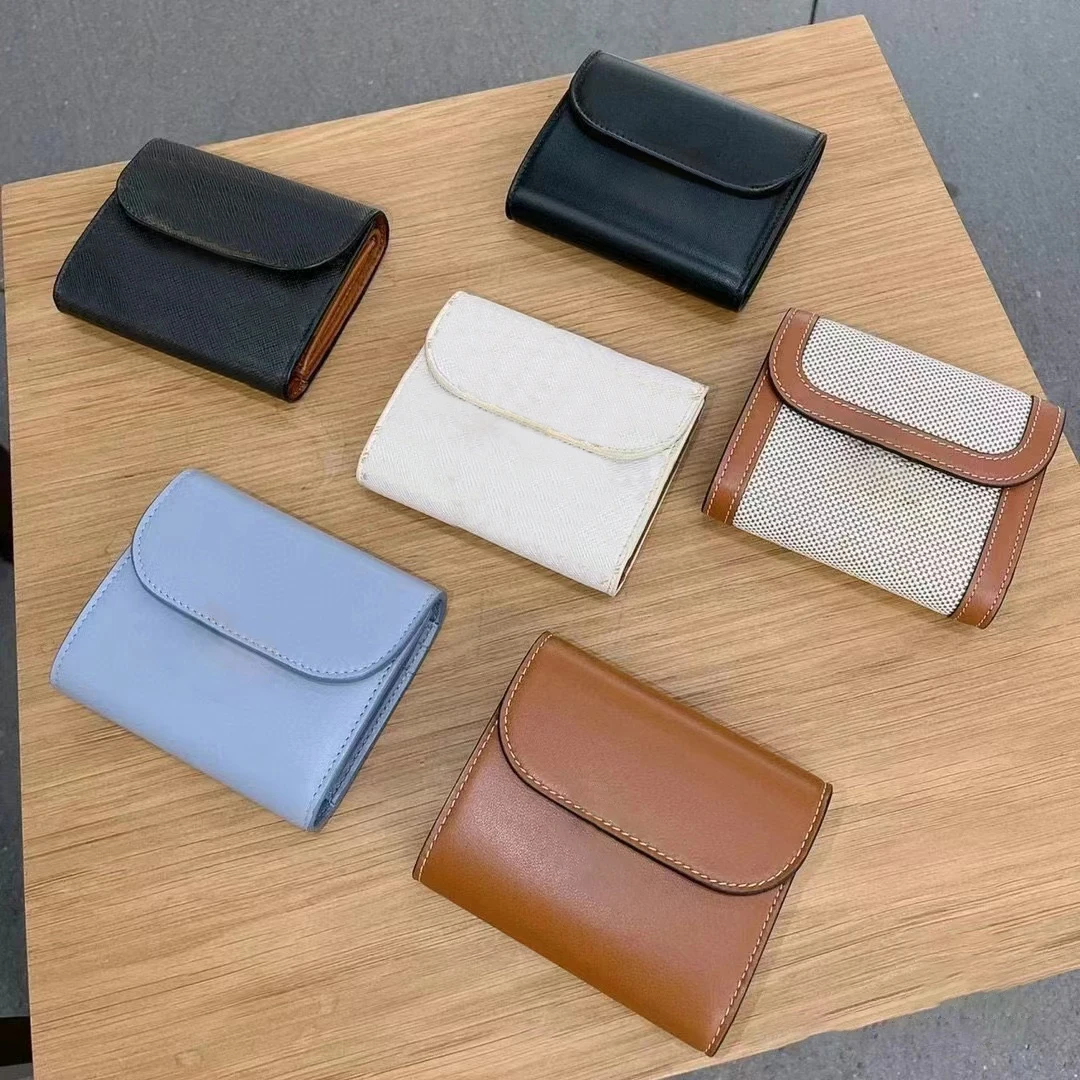 Classic Fashion Women's Zero Wallet Leather Portable Versatile Business Card Holder With Multiple Styles To Choose