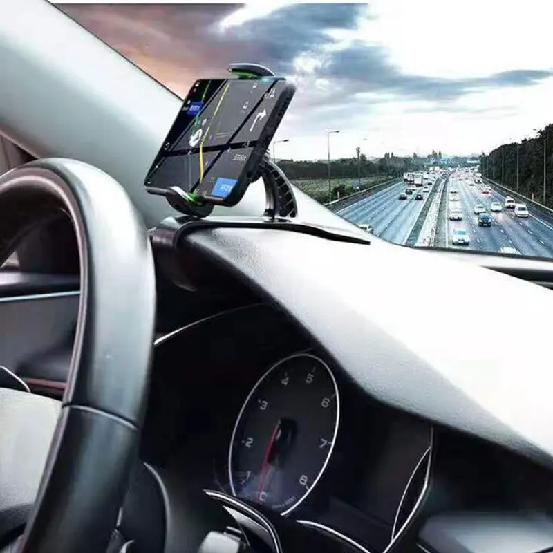 Universal Dashboard Car Phone Holder Easy Clip Mount Stand GPS Display Bracket Car Holder Support for IPhone Samsung Huawei
