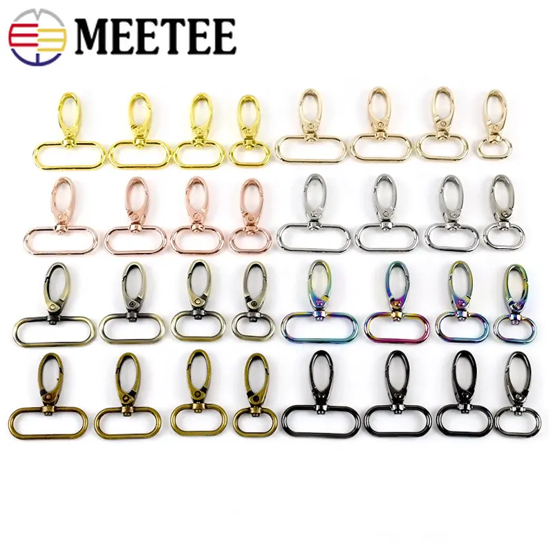 20Pcs Metal Lobster Clasps Bag Strap Carabiner Buckles Dog Collar Swivel Trigger Clips Snap Hook DIY Hardware Sewing Accessories