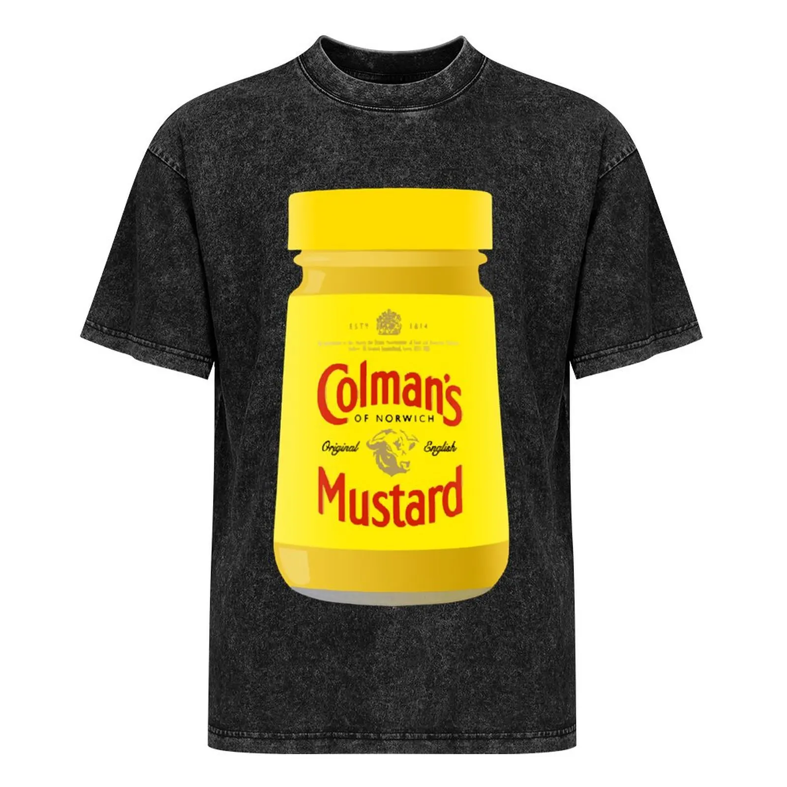 Мужская быстросохнущая футболка с горчичной баночкой от Colman