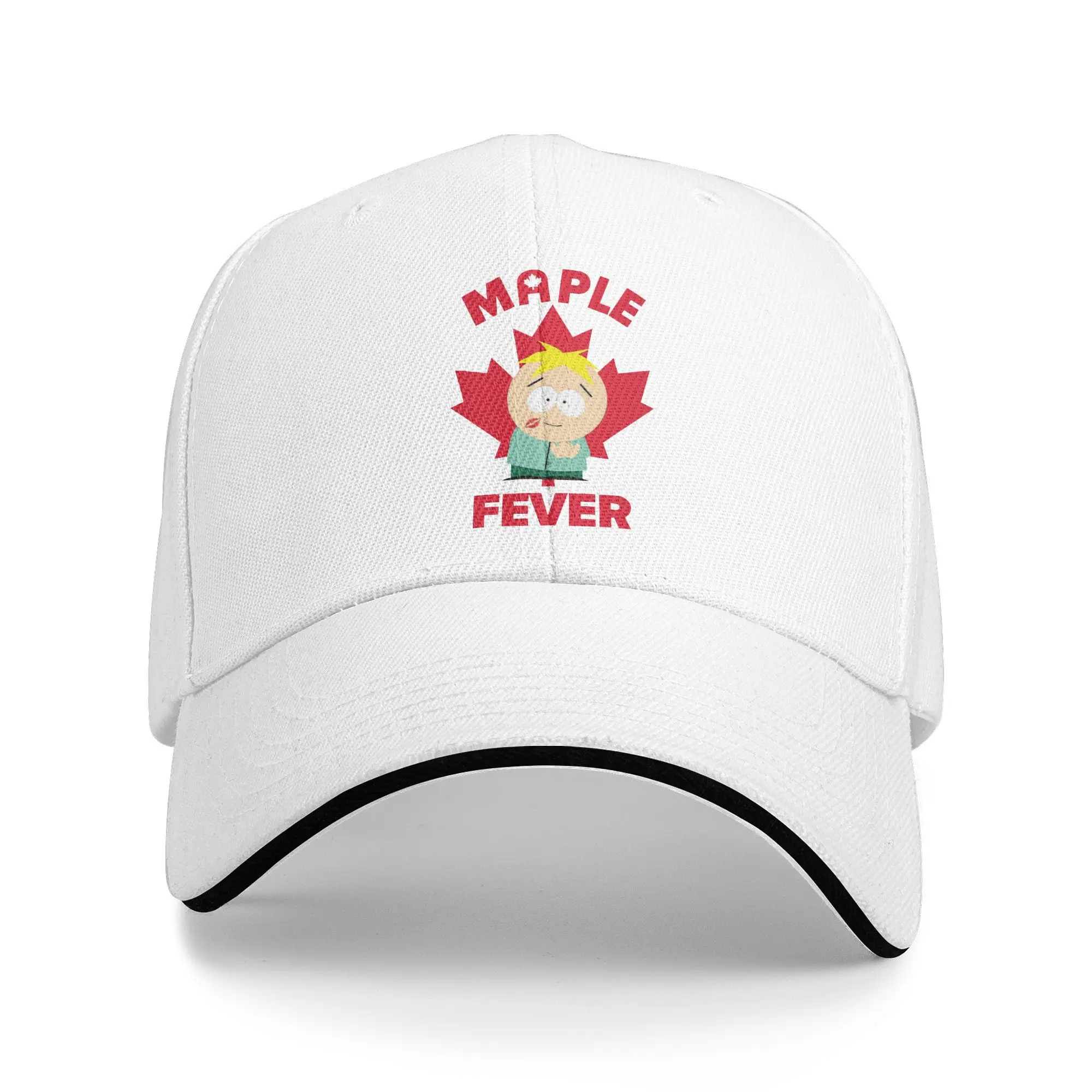 Southparks Sandwich Hats Men Women Hip-Hop Baseball Caps Butters Maple Fever Hat Adjustable Snapback Golf Summer