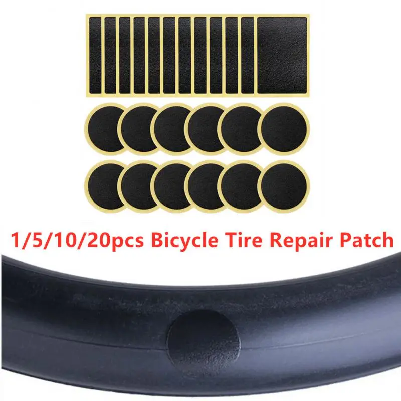 

1/5/10/20 шт., пластырь для ремонта велосипедных шин