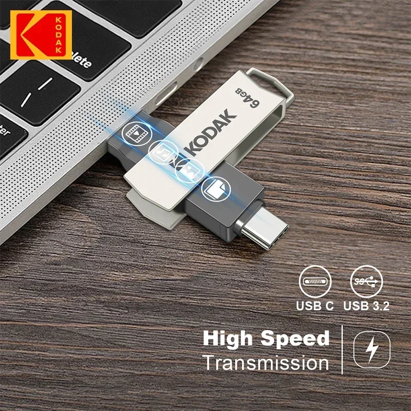 USB-флеш-накопитель Kodak высокоскоростная память с двумя картами для смартфонов