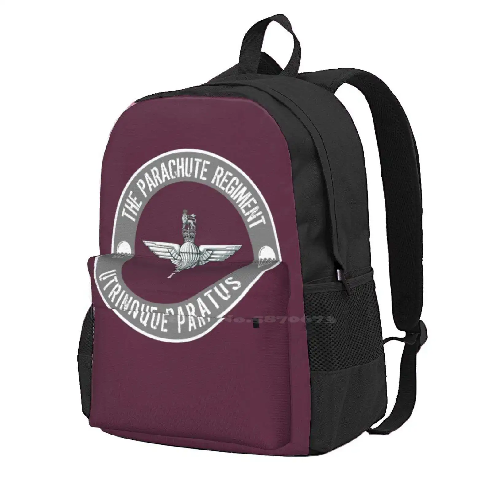 1 Para-Sfsg Bag Backpack For Men Women Girls Teenage The Para Parachute Regiment Sfsg Special Forces Support Group Machine