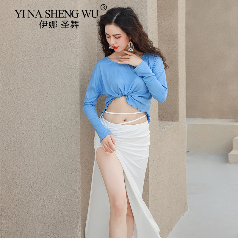 

Professional Clothes For Women Belly Dance Costume Loose Blouse Elegant Long Skirt Performance Costume Belly Practice Clothes