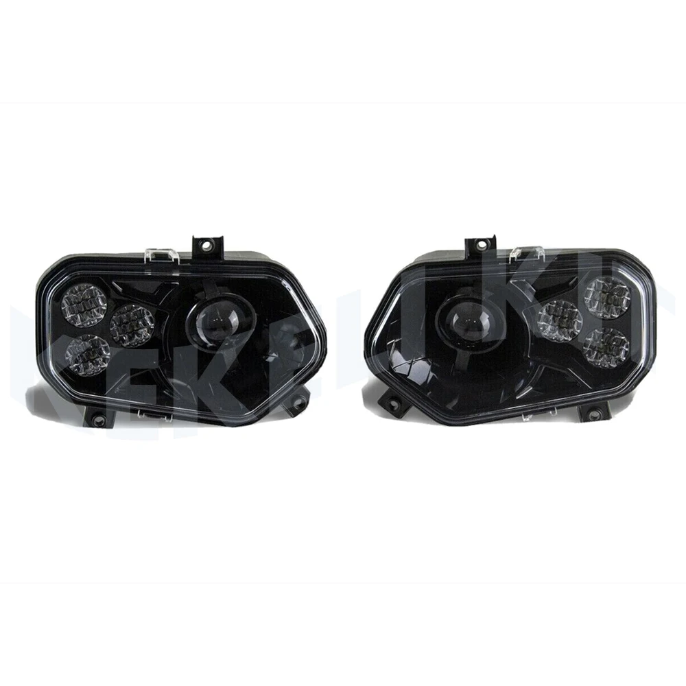 Фото Для Polaris RZR 900 светодиодные фары черные 2411854 2411855 №1